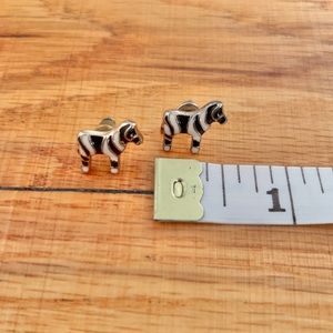 Zebra earrings
